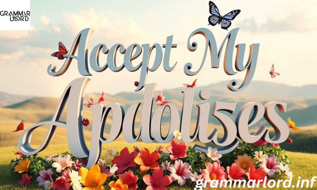 Accept My Apologies