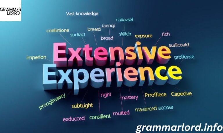 Synonyms for “Extensive Experience” on Your Resume