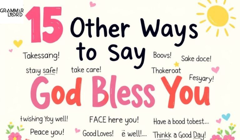 15 Other Ways to Say “God Bless You”