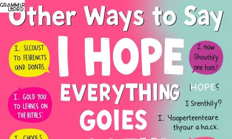 15 Other Ways to Say “I Hope Everything Goes Smoothly”