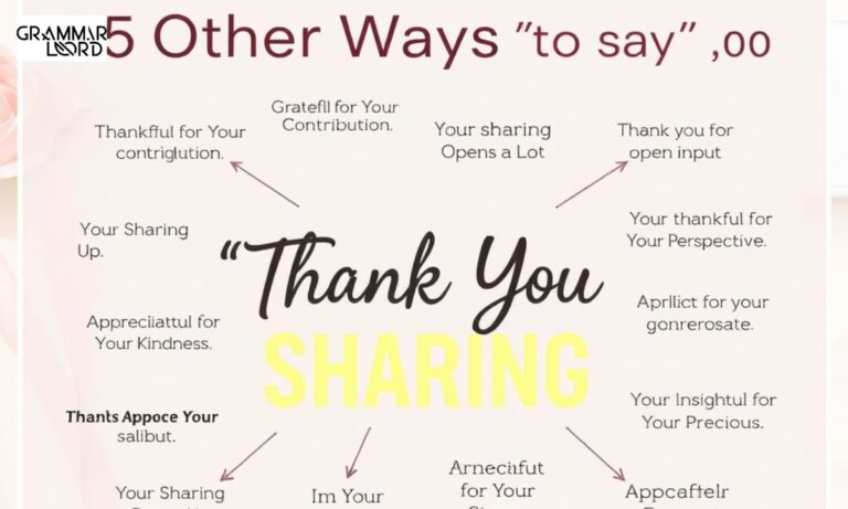 15 Other Ways to Say “Thank You for Sharing”