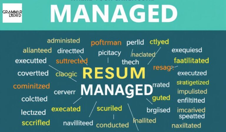 20 Powerful Synonyms For “Managed” To Boost Your Resume