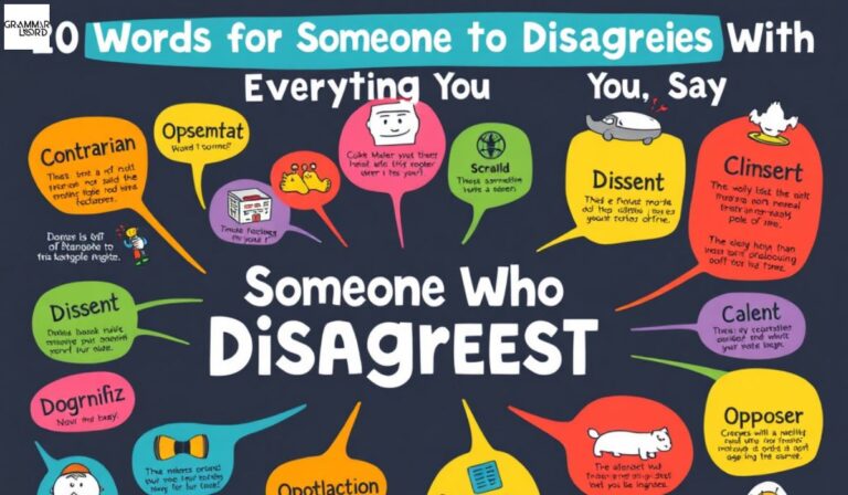 20 Words for Someone Who Disagrees With Everything You Say