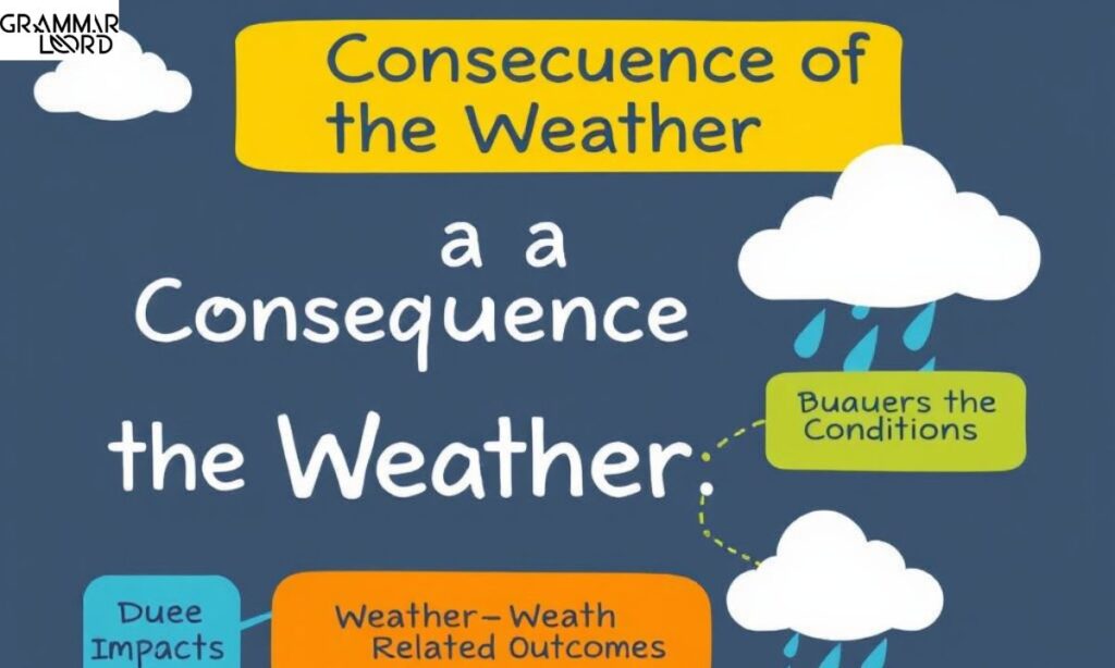 As a Consequence of the Weather