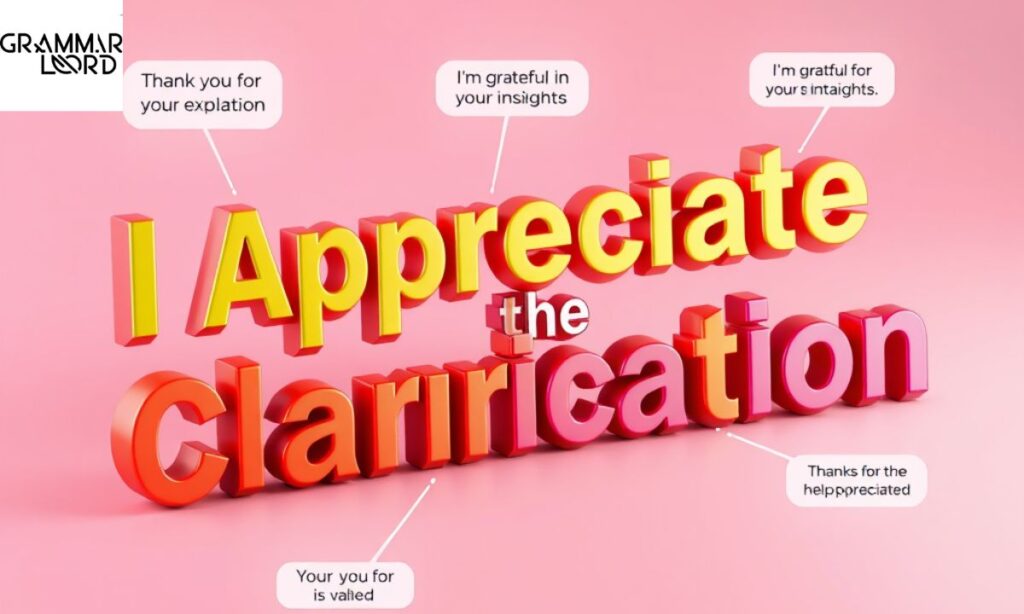 _I Appreciate the Clarification