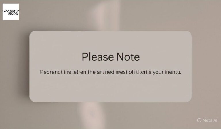 15 Synonyms for “Please Note” in an Email