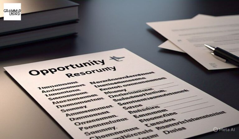 16 Synonyms for “Opportunity” on Your Resume