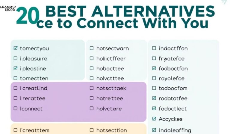20 Best Alternatives To “Nice To Connect With You”